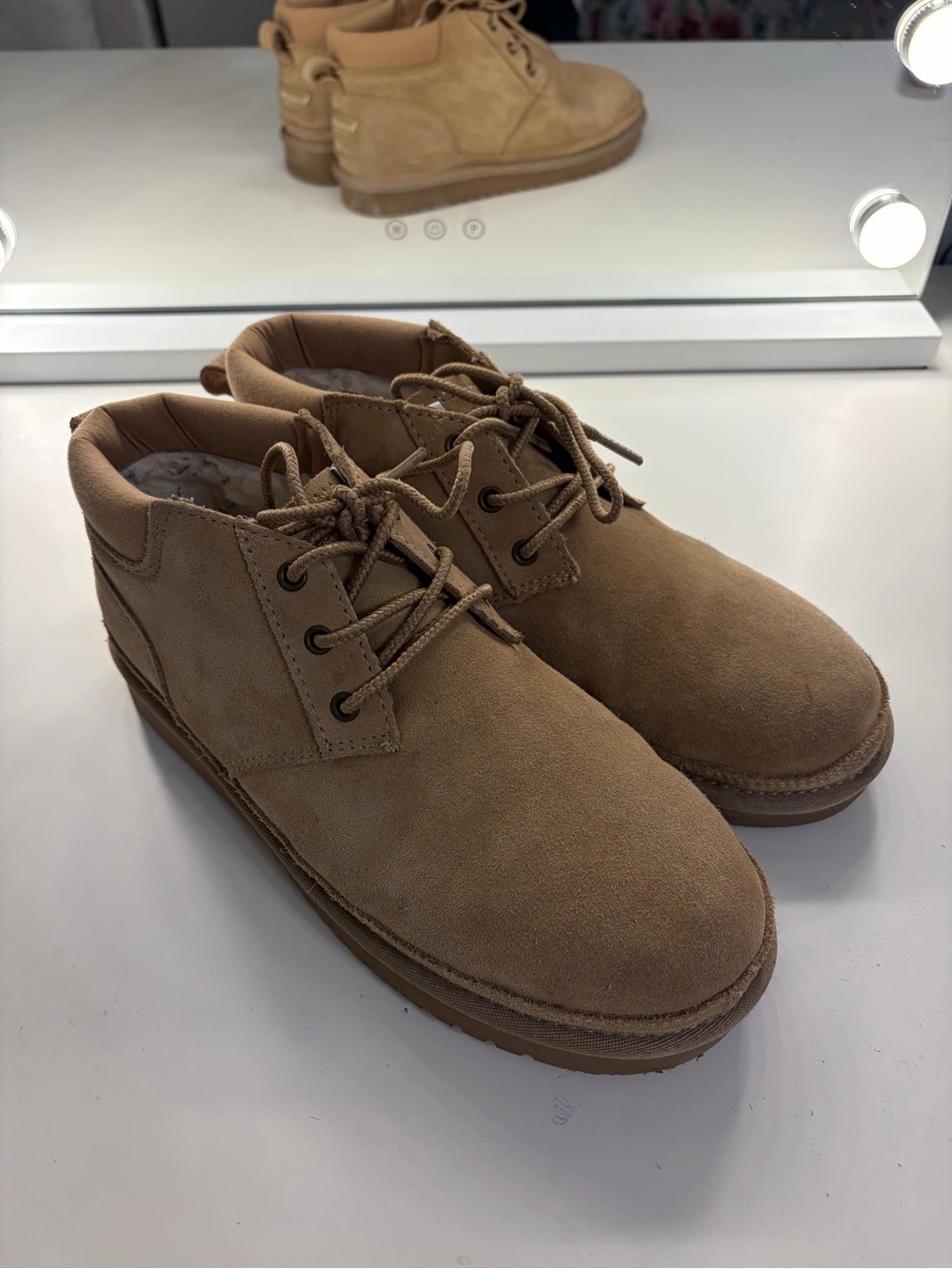 Koolaburra Women’s Suede Chukka Boots in Tan Brown